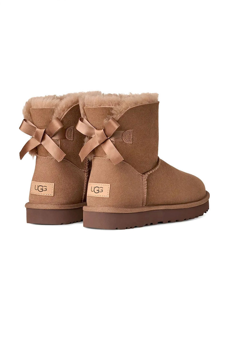 Bailey Bow Mini II Γυναικεία Μποτάκια με Γούνα Rocky Oak