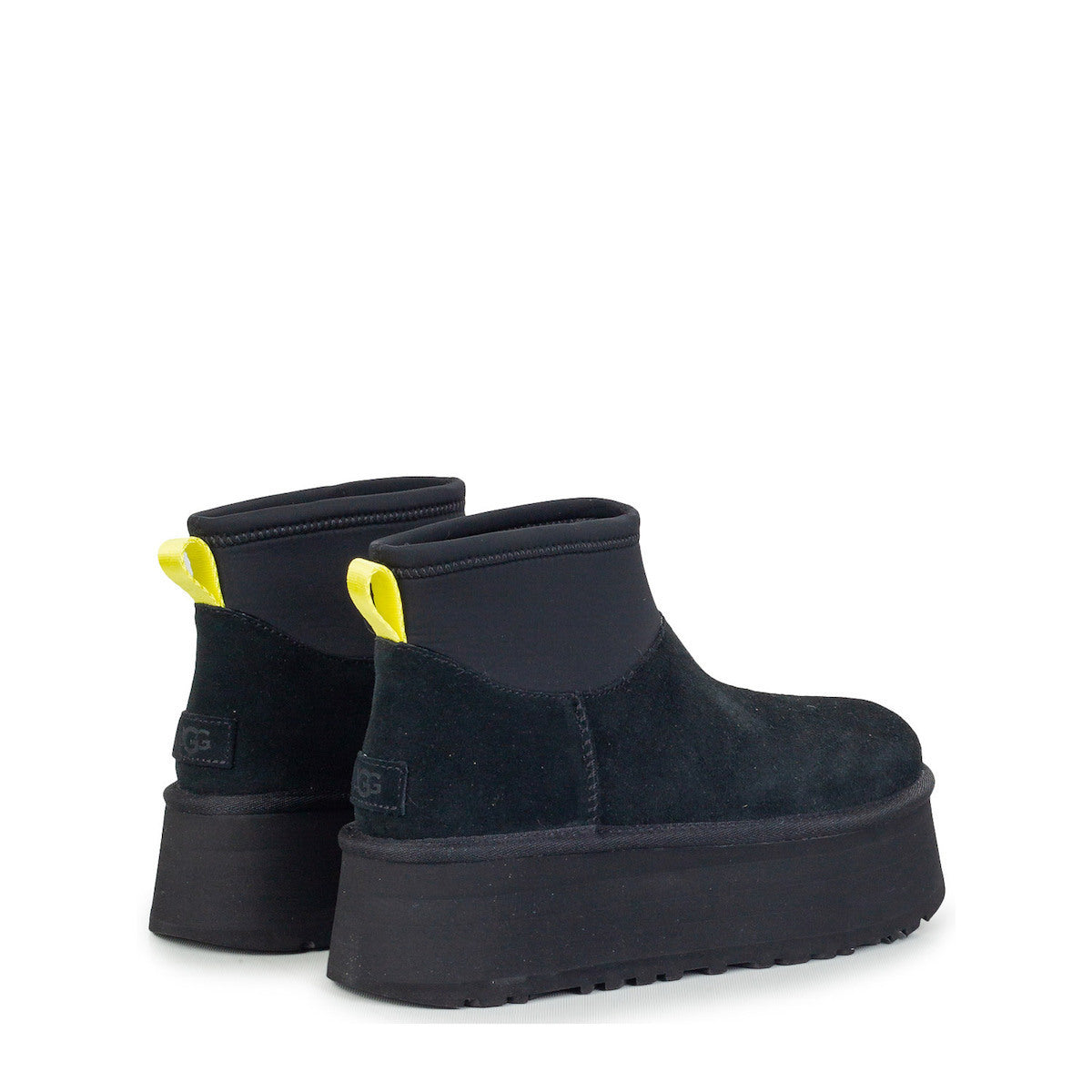 Classic Mini Dipper Suede Γυναικεία Μποτάκια Μαύρα