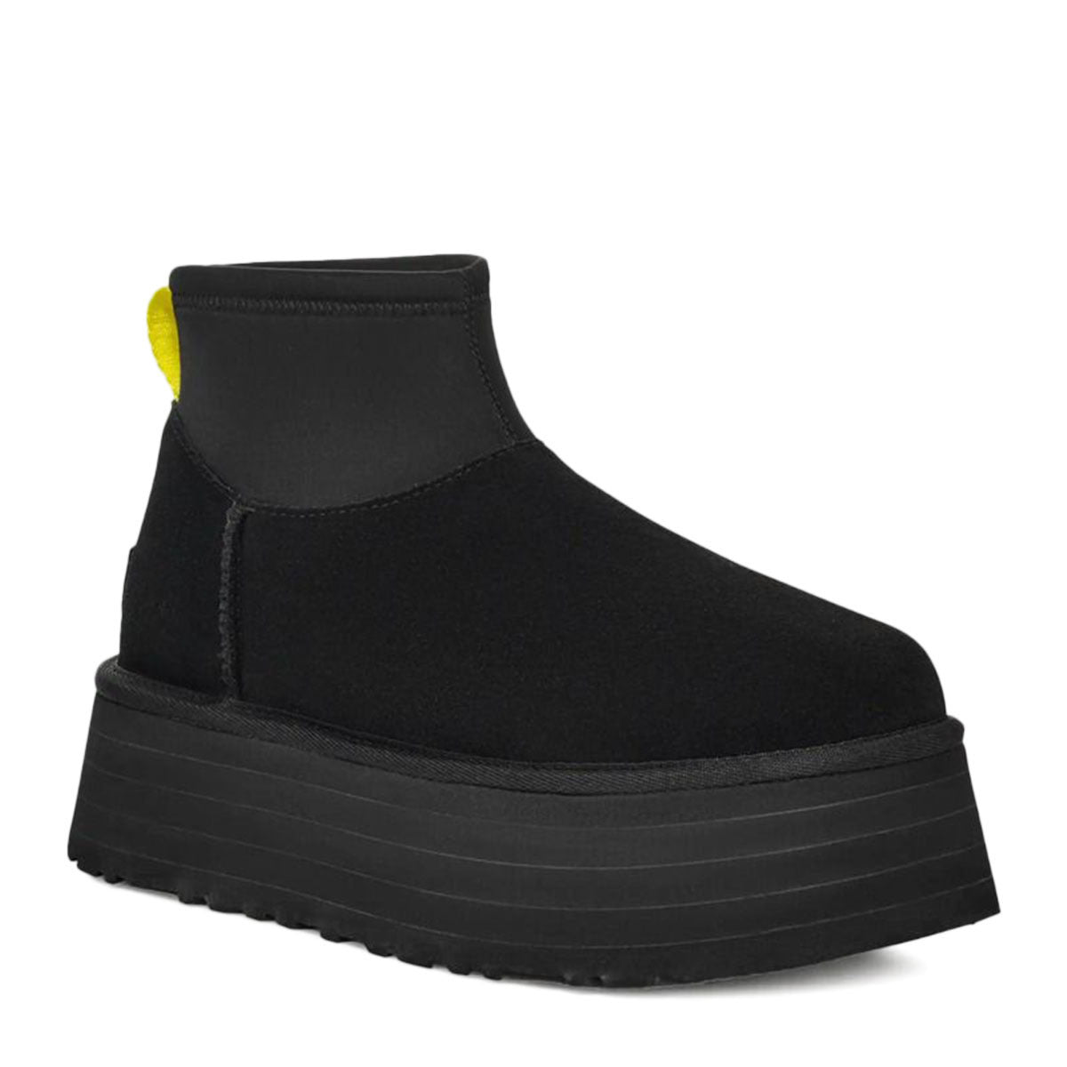 Classic Mini Dipper Suede Γυναικεία Μποτάκια Μαύρα