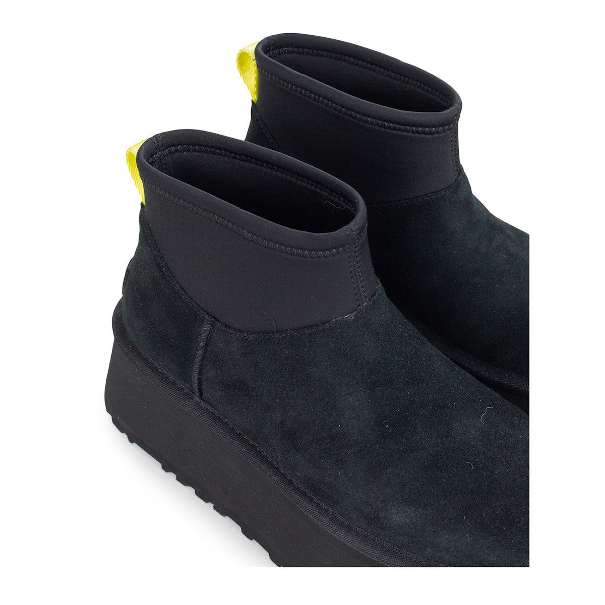 Classic Mini Dipper Suede Γυναικεία Μποτάκια Μαύρα