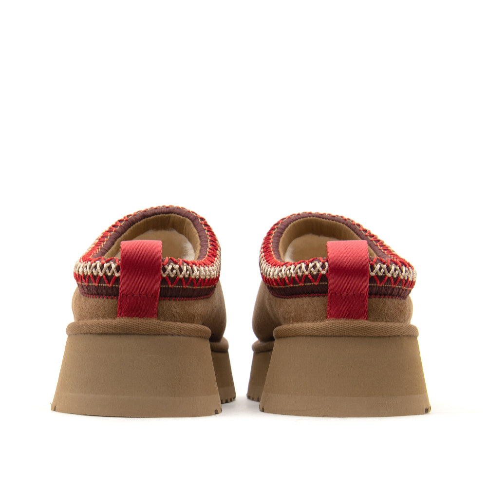 Tazz II Suede Σαμπό Γυναικείες Παντόφλες chestnut