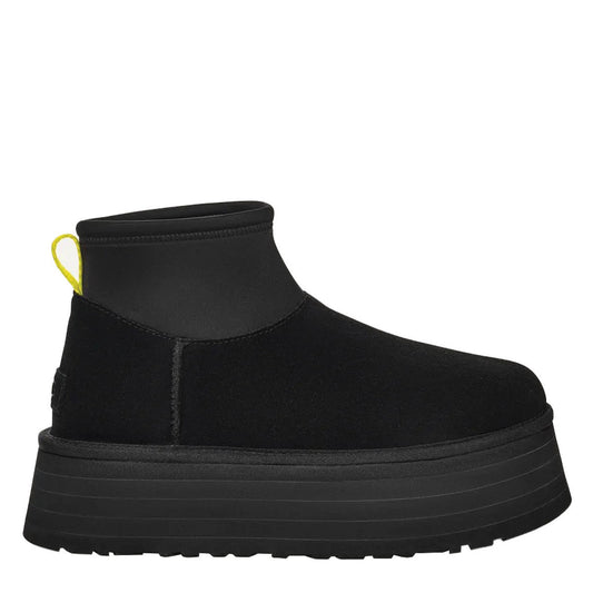 Classic Mini Dipper Suede Γυναικεία Μποτάκια Μαύρα