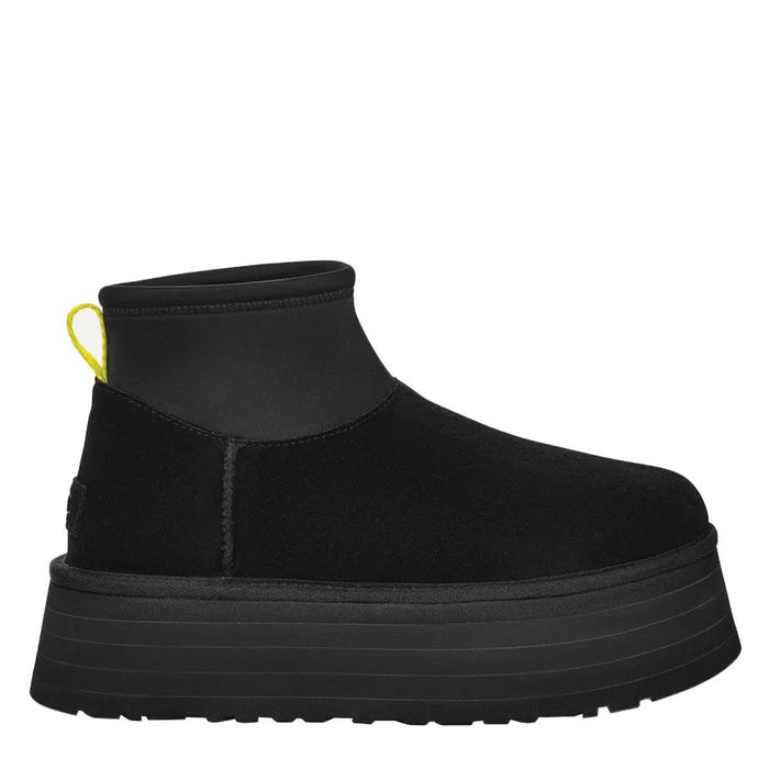 Classic Mini Dipper Suede Γυναικεία Μποτάκια Μαύρα
