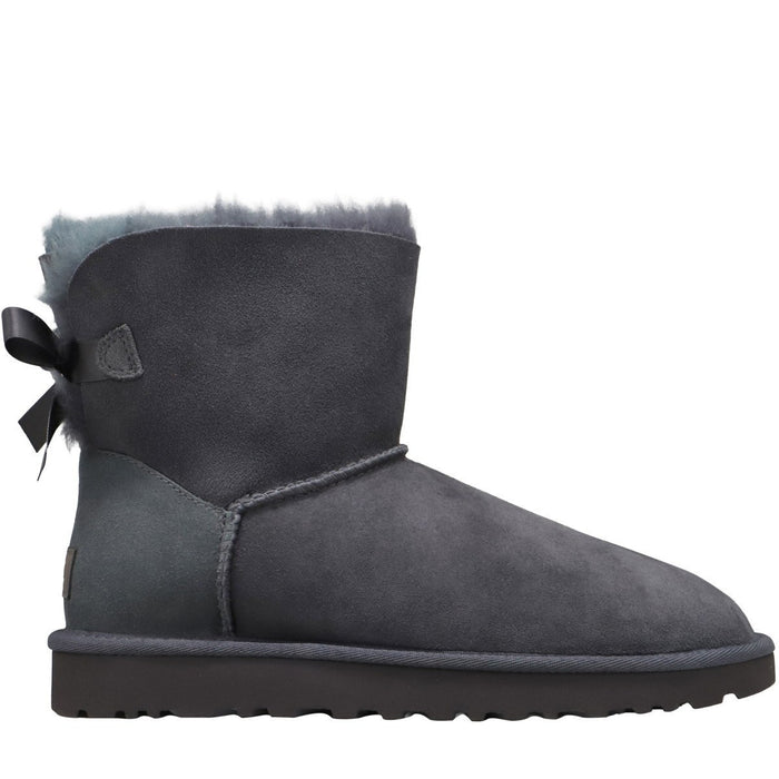 Mini Bailey Bow Ii Suede Γυναικεία Μποτάκια Γκρι