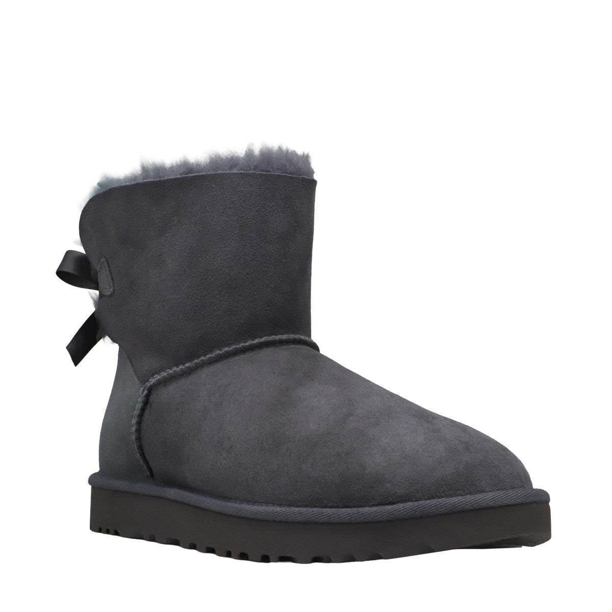 Mini Bailey Bow Ii Suede Γυναικεία Μποτάκια Γκρι