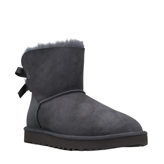 Mini Bailey Bow Ii Suede Γυναικεία Μποτάκια Γκρι