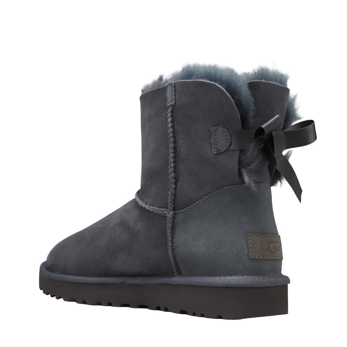 Mini Bailey Bow Ii Suede Γυναικεία Μποτάκια Γκρι